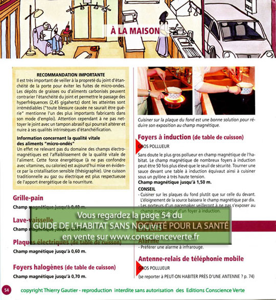 chaque appareil ou situation a été testé pour appliquer le principe de précaution pour la santé guide nuisances magnétiques au quotidien