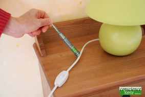 detecteur ne s'allume pas-lampe correctement branchee